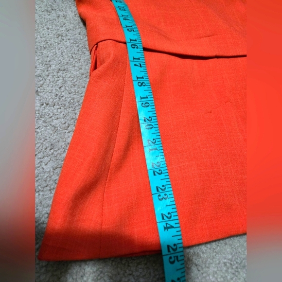 W118 BY WALTER BAKER Orange Midzipped Blazer. Size XS - Picture 15 of 15